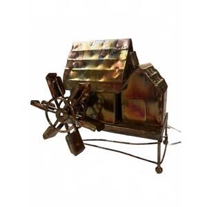 Berkeley Designs Metal Windmill House Music Box